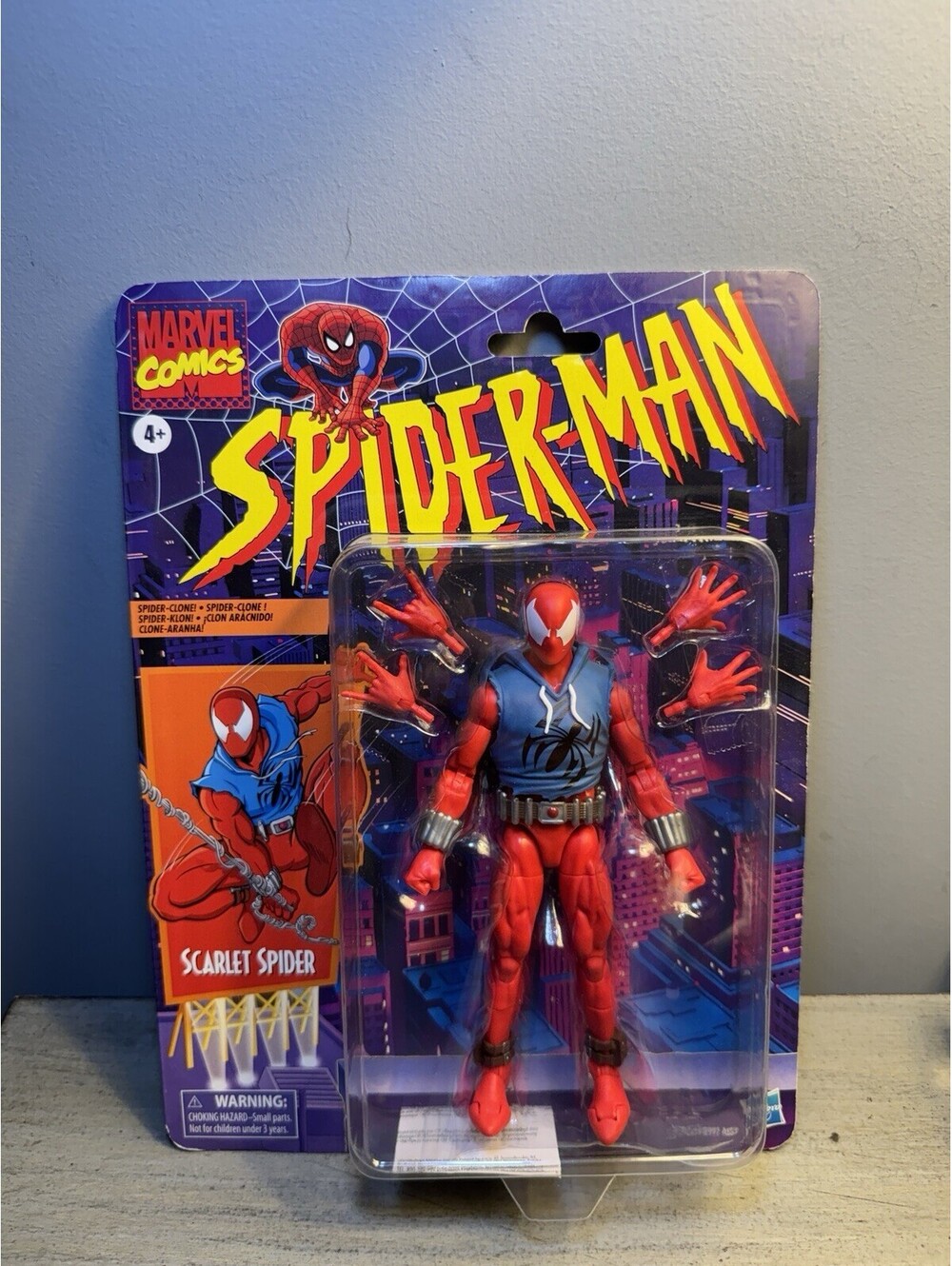 Marvel Legends Scarlet Spider Retro Collection 6” Action Figure MOC Hasbro 2024